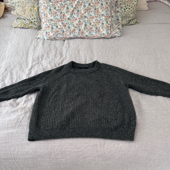 Jenni Kayne Sweaters - JENNI KAYNE: Medium, cashmere wool, oversized sweater, gray Marl. GUC!